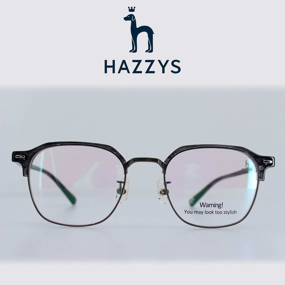HAZZYS 헤지스 투명하금테 안경 HZ6233 C05