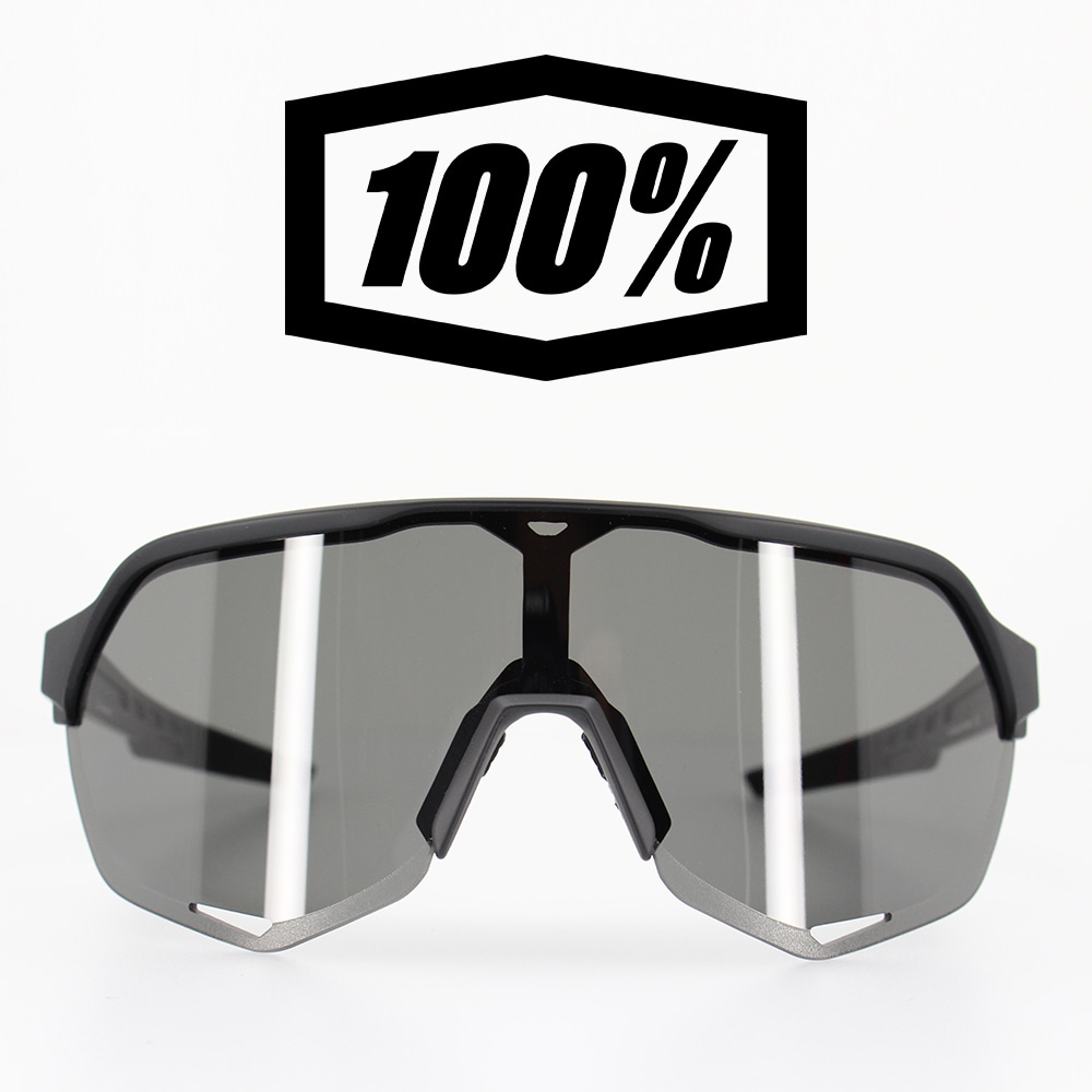 100%고글 S2 - 소프트 택트 블랙 스모크 렌즈